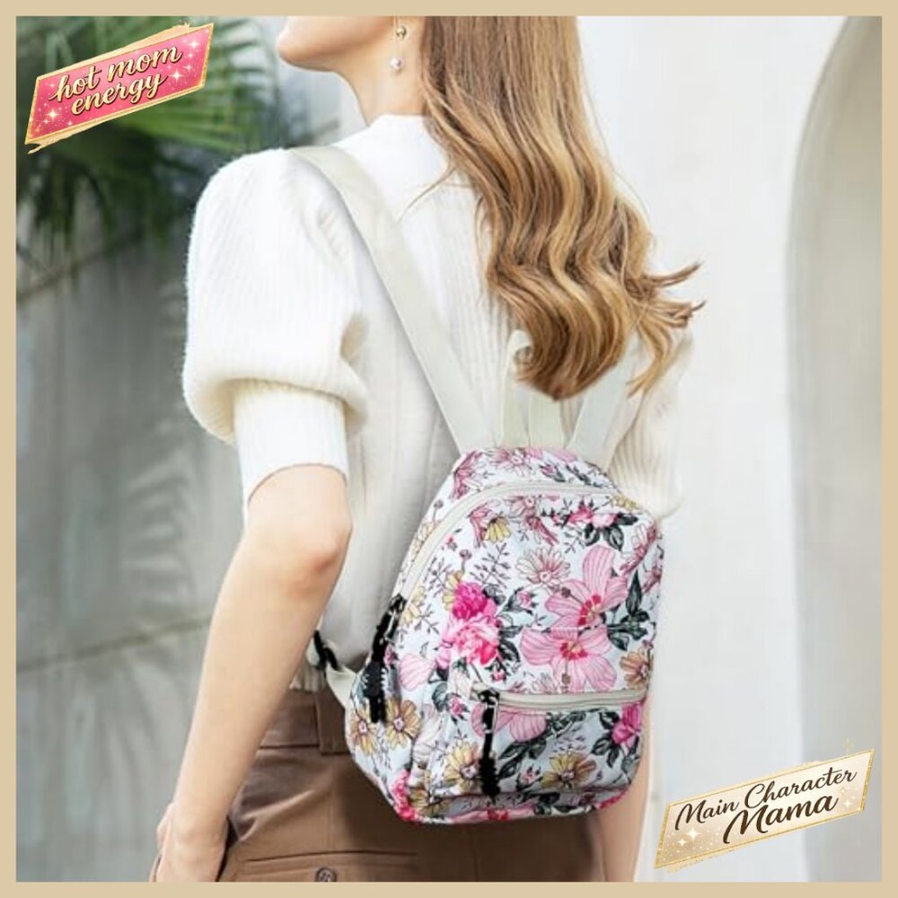 Nylon Mini Backpack Purse Lightweight Adjustable … - image 2